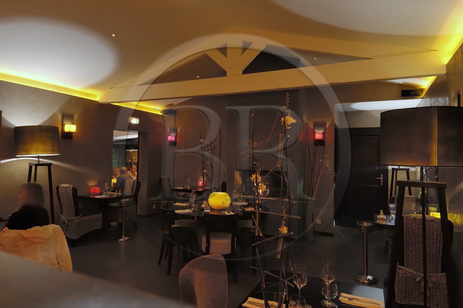 France, Charente-Maritime (17), ile de Ré, ville de Saint-Martin-de-Ré, le restaurant Bô