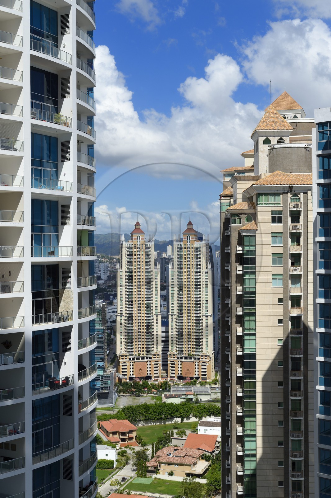 Panama, Panama City, Punta Colon, skyscrapers