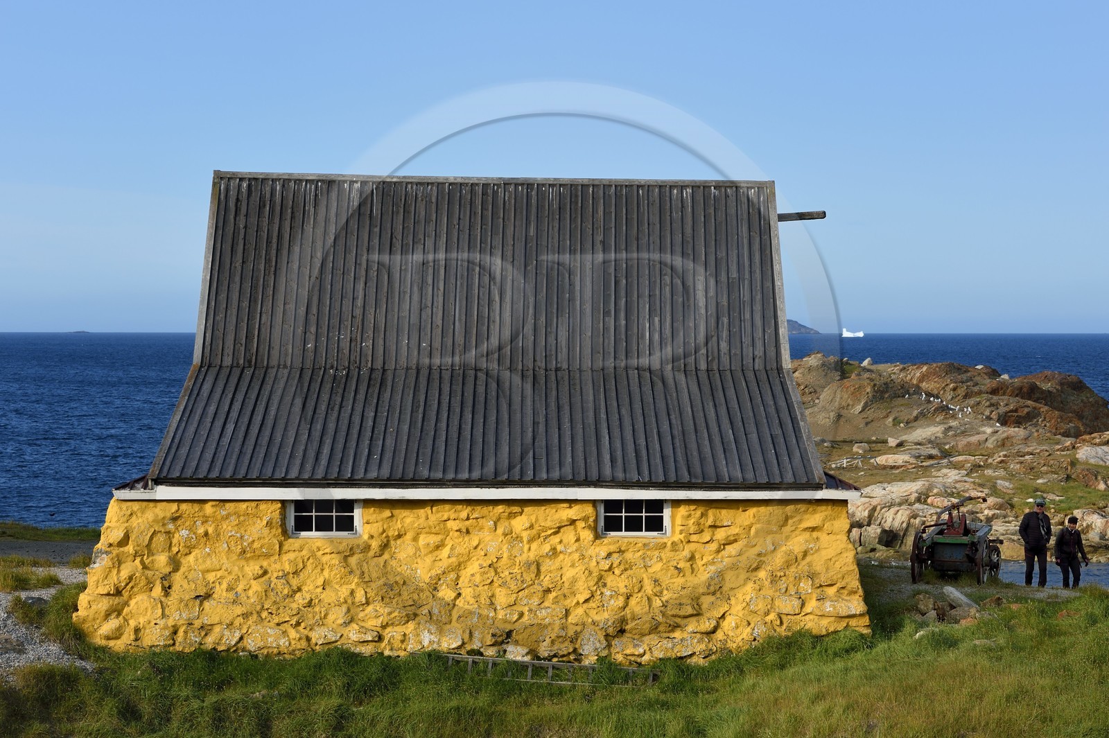 Groenland, cote ouest, baie de Baffin, Upernavik, l'ancien magasin construit en 1864 fait maintenant partie du musée