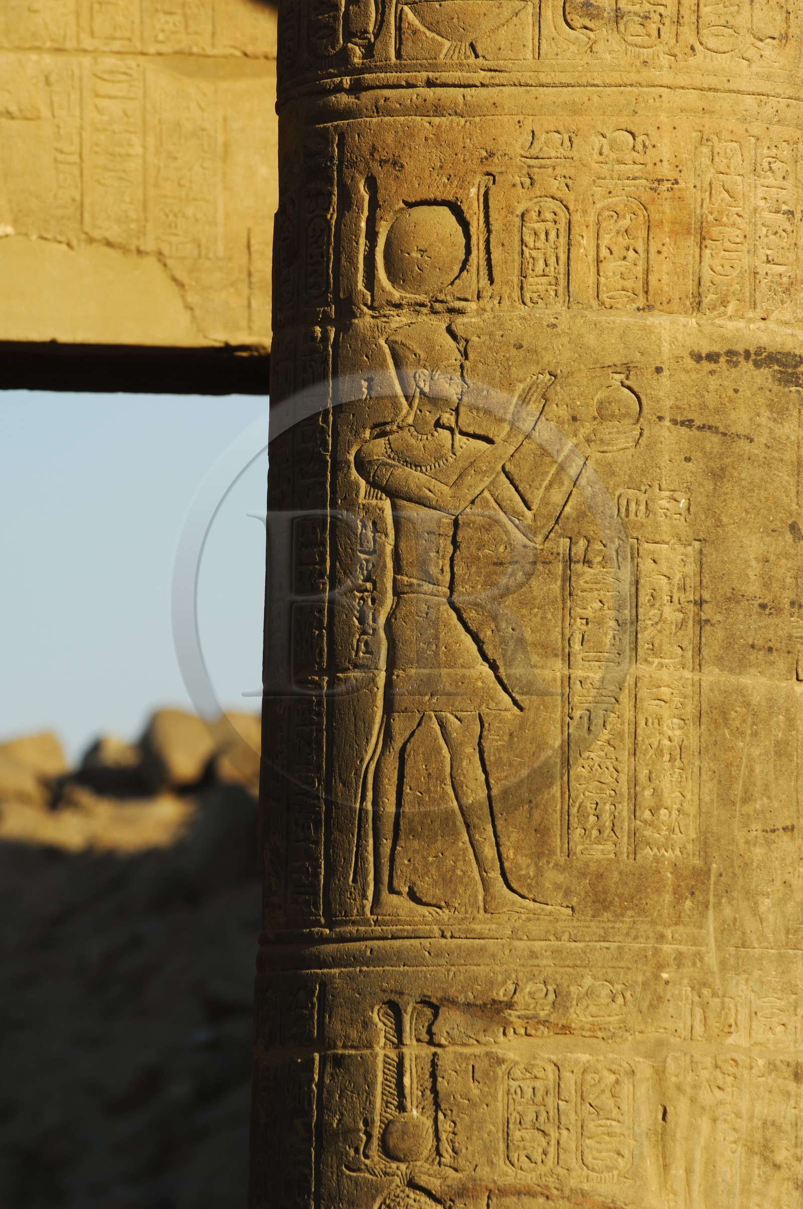 Egypt, Upper Egypt, Nubia, Nile Valley, Aswan, Agilka Island, Philae listed as World Heritage by UNESCO, Isis Temple