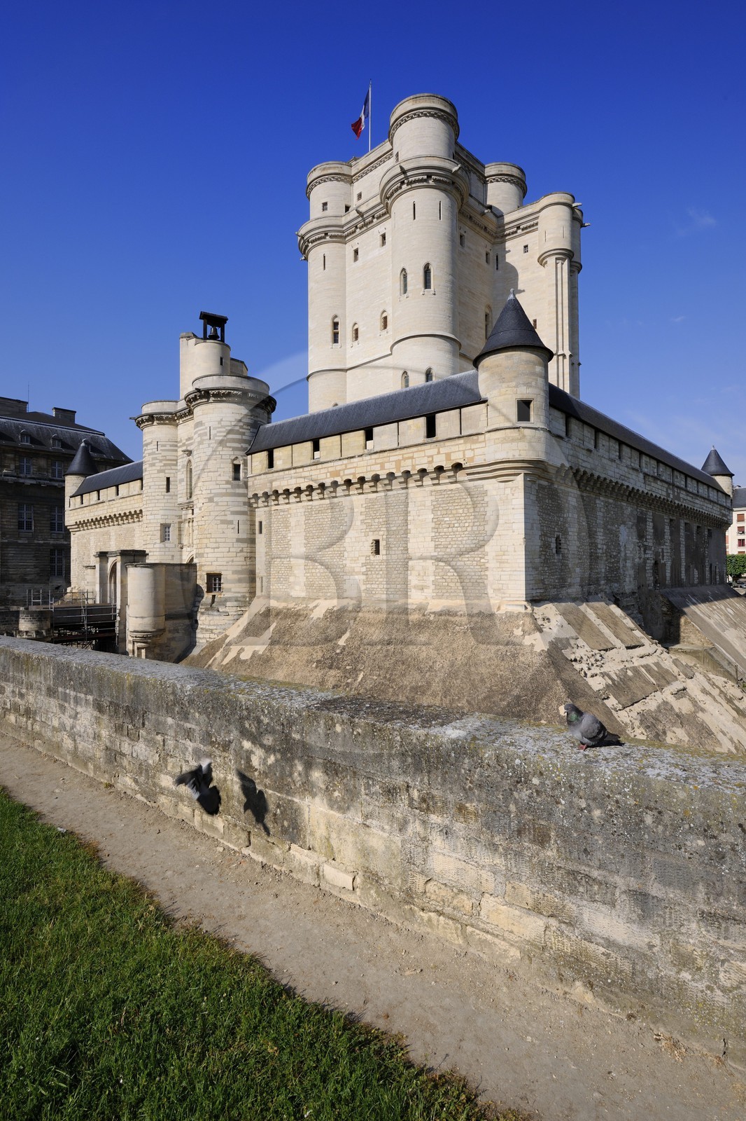 France, Val-de-Marne (94), Vincennes, le château de Vincennes, le donjon