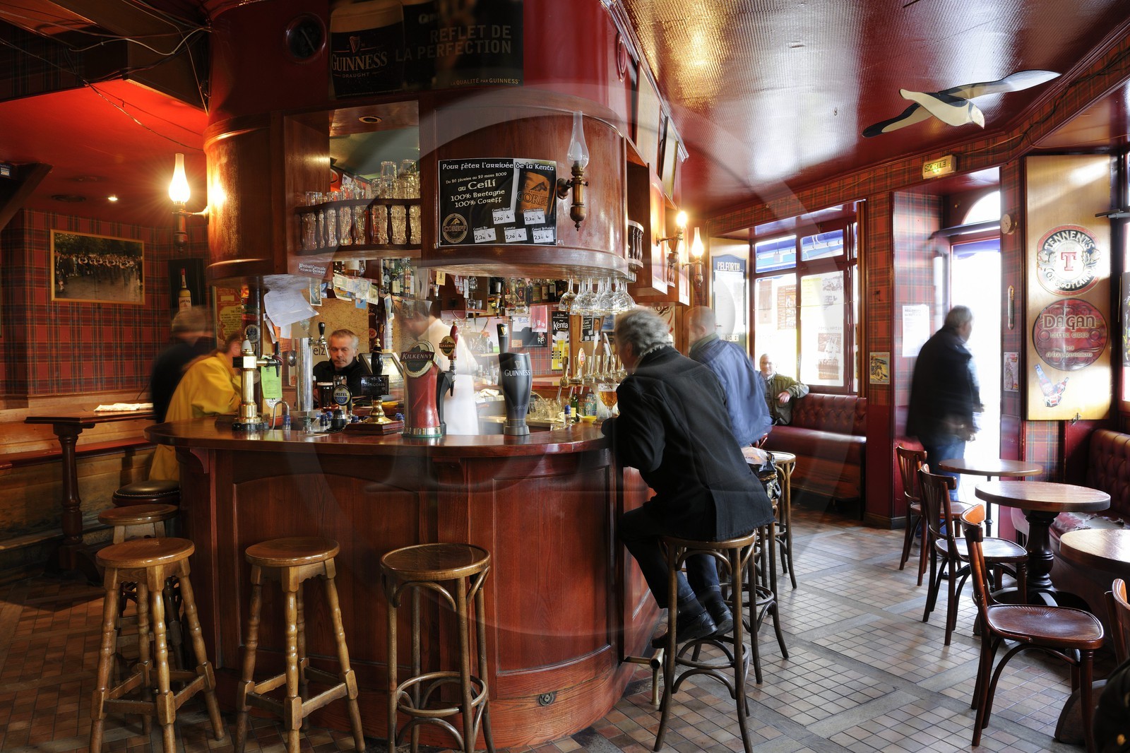 France, Finistère (29), Quimper, le pub celtic Le Ceili