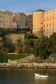 France, Haute Corse, Bastia, the Citadel district of Terra Nova, the palace of the Genoese governors that hosts the Musee d'Histoire de Bastia (Museum of Bastia History)