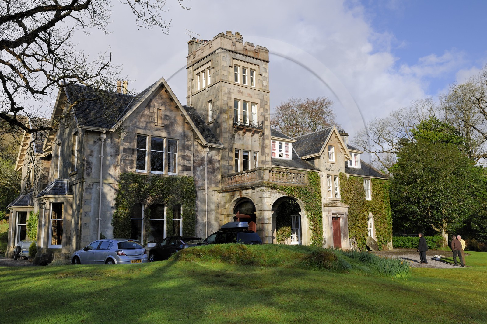 Royaume-Uni, Ecosse, région des Highlands, les Hébrides, île de Skye, Portree, l'hôtel Viewfield House