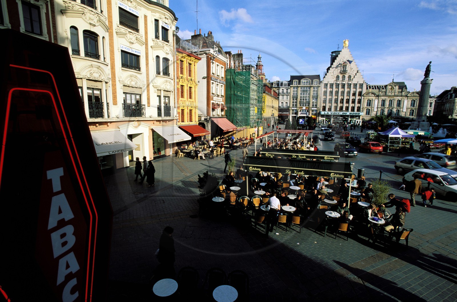 France, Nord, Lille, Grand Place (place Charles de Gaulle)