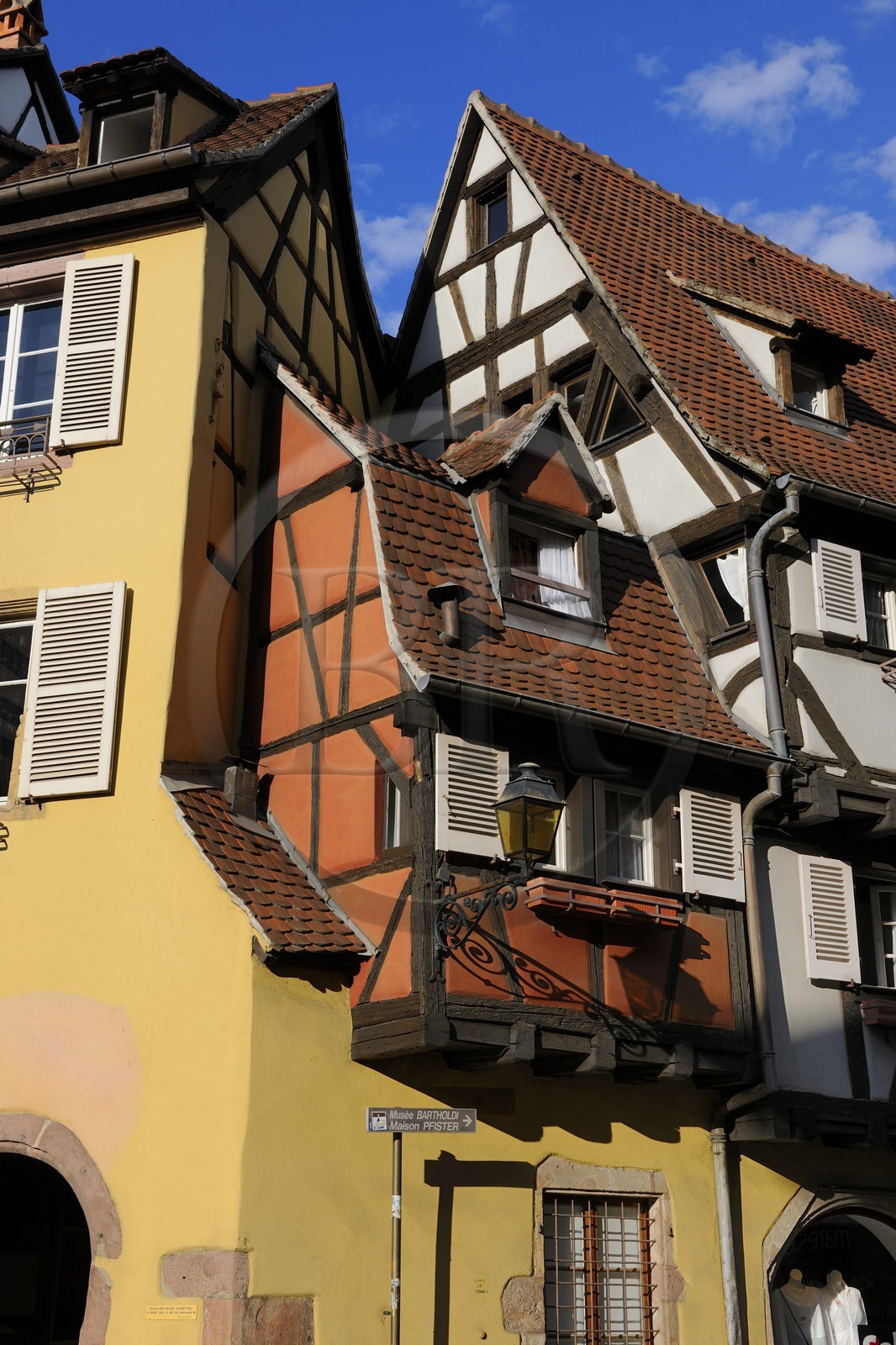 France, Haut Rhin, Colmar, house nicknamed la petite mouche or le petit moustique (the small fly or the small mosquito) (12m2) , rue des Marchands