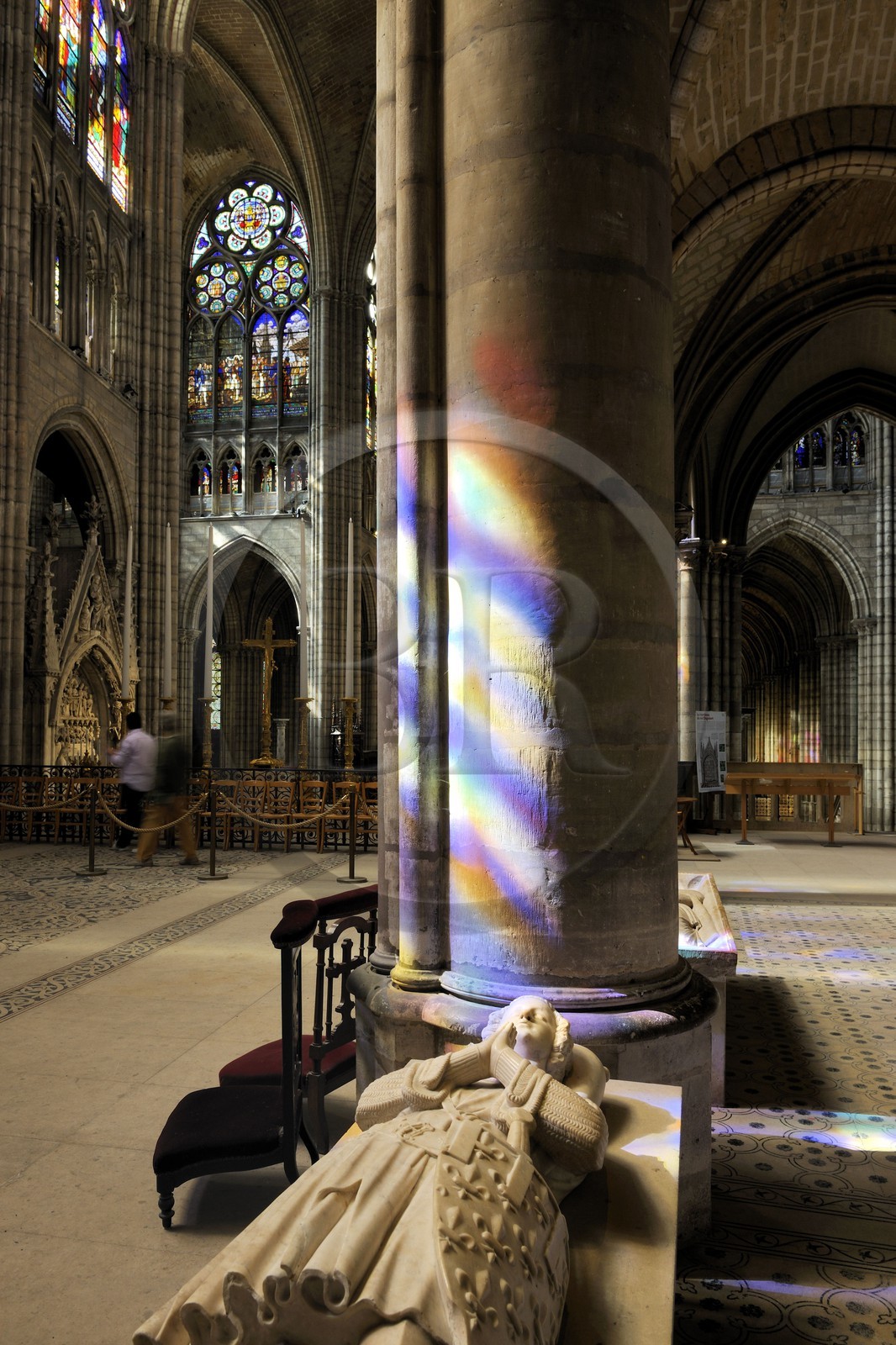 France, Seine-Saint-Denis (93), Saint-Denis, la basilique de Saint-Denis, gisant de Robert II d' Artois dit l'Enfant