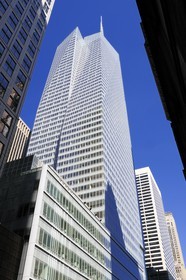 Etats-Unis, New York, Manhattan, Midtown, Bank of America Tower (2009) sur la 42nd Street et 6th Avenue