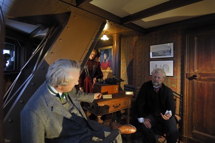 France, Paris (75), la Tour Eiffel, reconstitution historique au 3ème étage