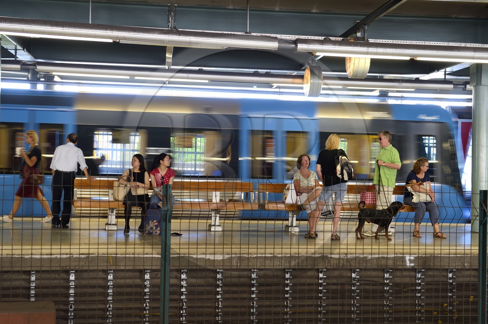 Suède, Stockholm, station de métro (Stockholms tunnelbana) de Gamla Stan