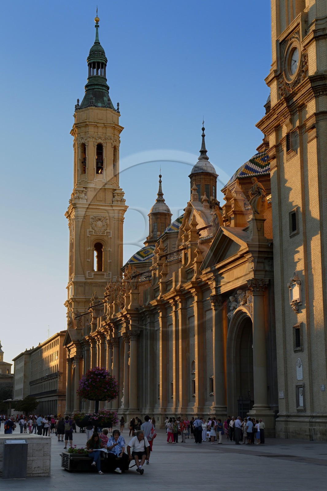 Spain, Aragon, Zaragoza, Plaza del Pilar, Basilica del Pilar (Our Lady of Pilar)