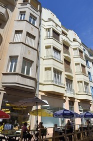 France, Allier (03), Vichy, immeubles de style Art Déco dans la rue Nicolas Larbaud (du n°7 au n°11)