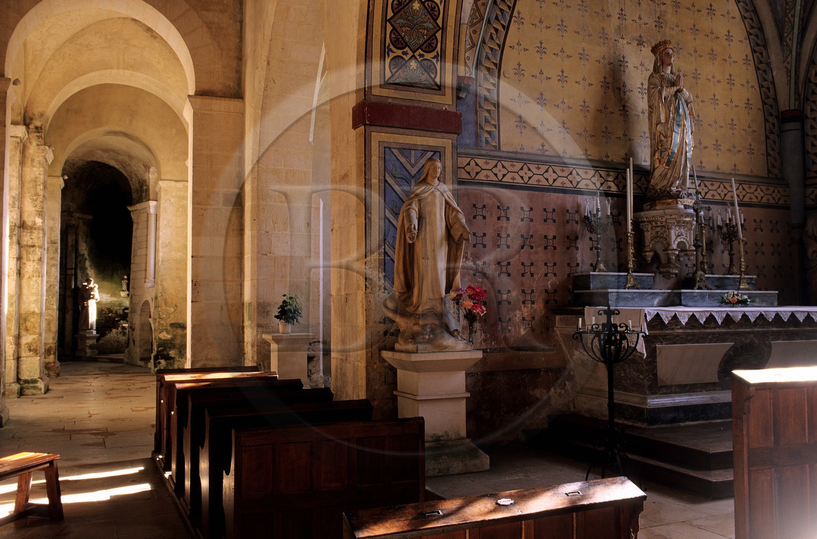 France, Haute-Marne (52), Vignory, église édifiée par Gui Ier au 11ème siècle