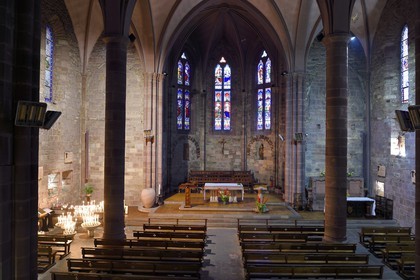 France, Pyrénées-Atlantiques (64), Pays-Basque, Saint-Jean-Pied-de-Port, église de l'Assomption ou Notre-Dame du Bout du Pont