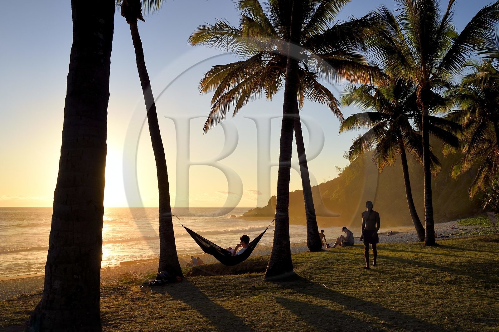 France, Ile de la Reunion, Petite-Ile sur la côte sud, plage de Grand-Anse
