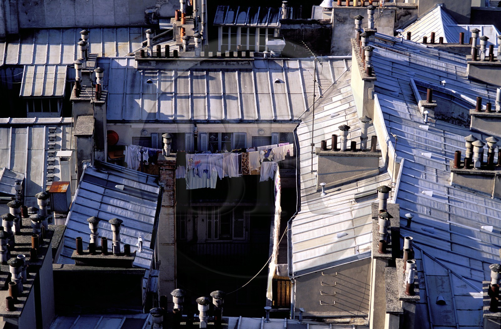 France, Paris (75), vue sur les toits de Paris