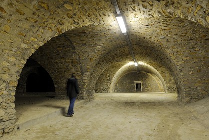France, Paris (75), sous-terrains du réservoir d'eau non potable de Passy ou de Copernic