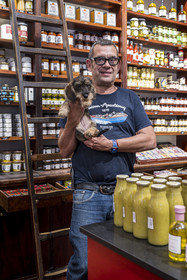 France, Pyrenees Atlantiques, Basque Country, Biarritz, Chez Arosteguy delicatessen created in 1876, Pierre Arosteguy