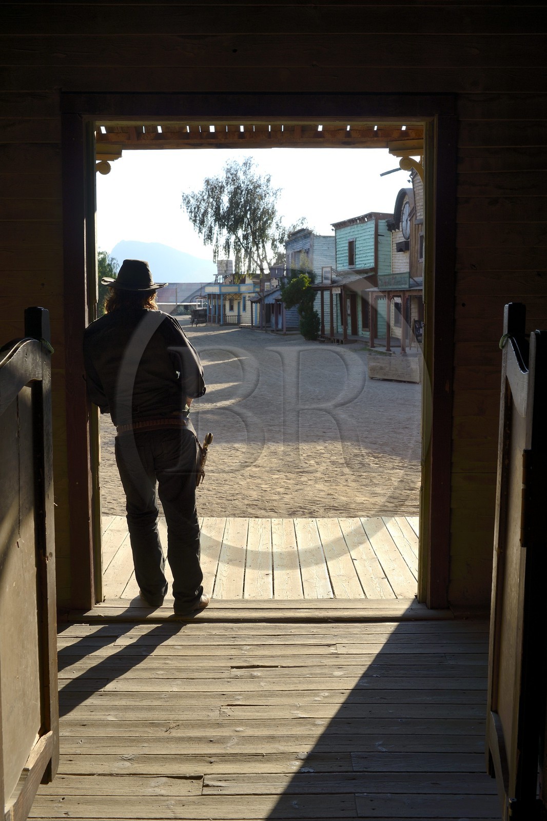 Espagne, Andalousie, province de Almeria, désert de Tabernas, parc d'attraction Fort Bravo Texas Hollywood, c'est ici que fut tourné les 7 Mercenaires de John Sturges mais aussi Les Pétroleuses de Christian-Jaque et Pour Une Poignée de Dollars de Sergio Leone