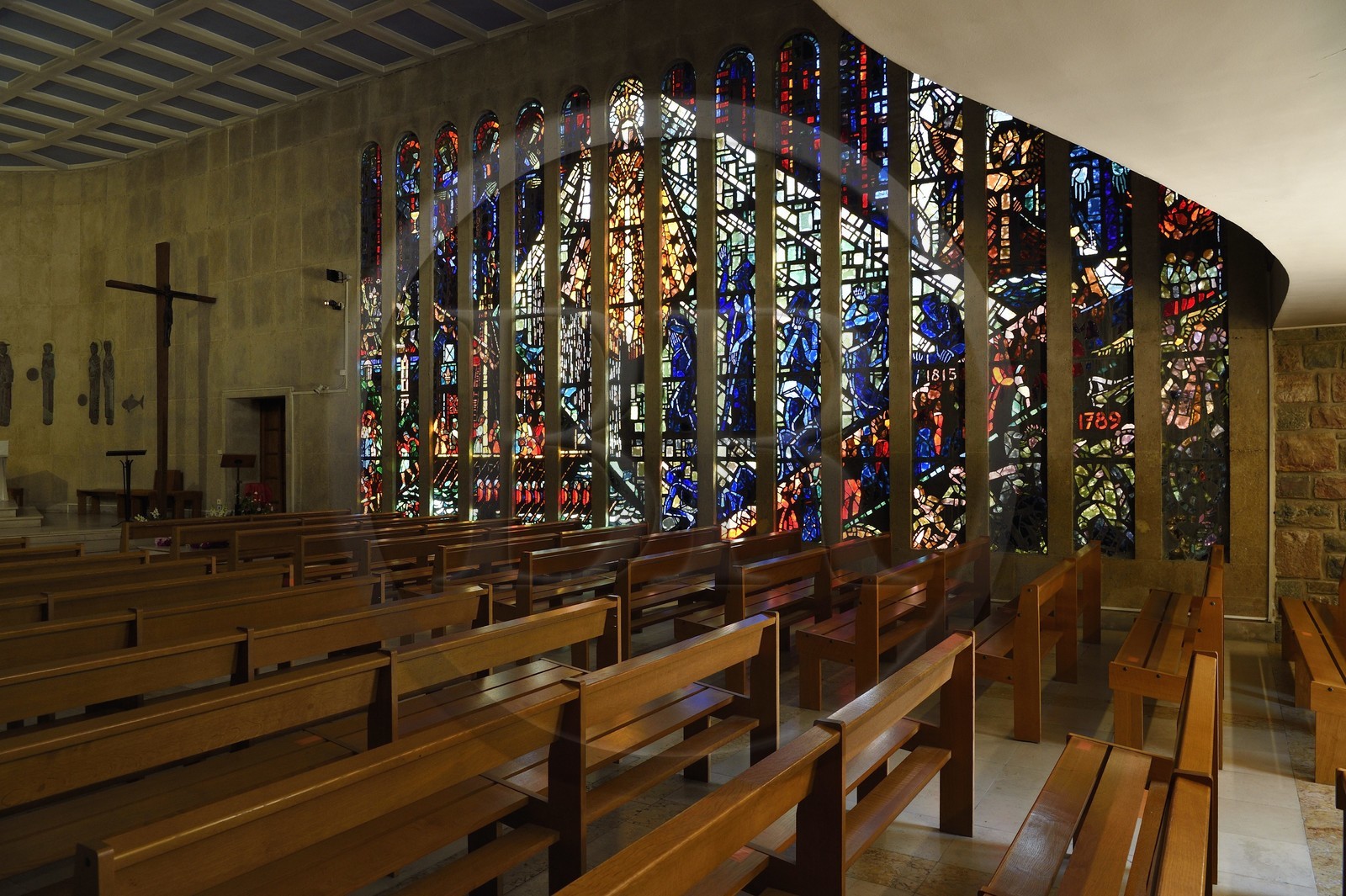 France, Var, Hyeres, Chapel of Our Lady of Consolation (Notre-Dame-de-Consolation) in the district of Costebelle