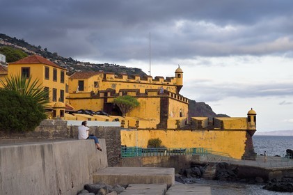 Portugal, Madeira Island, Funchal, Fort Sao Tiago which houses the Museum of Contemporary Art