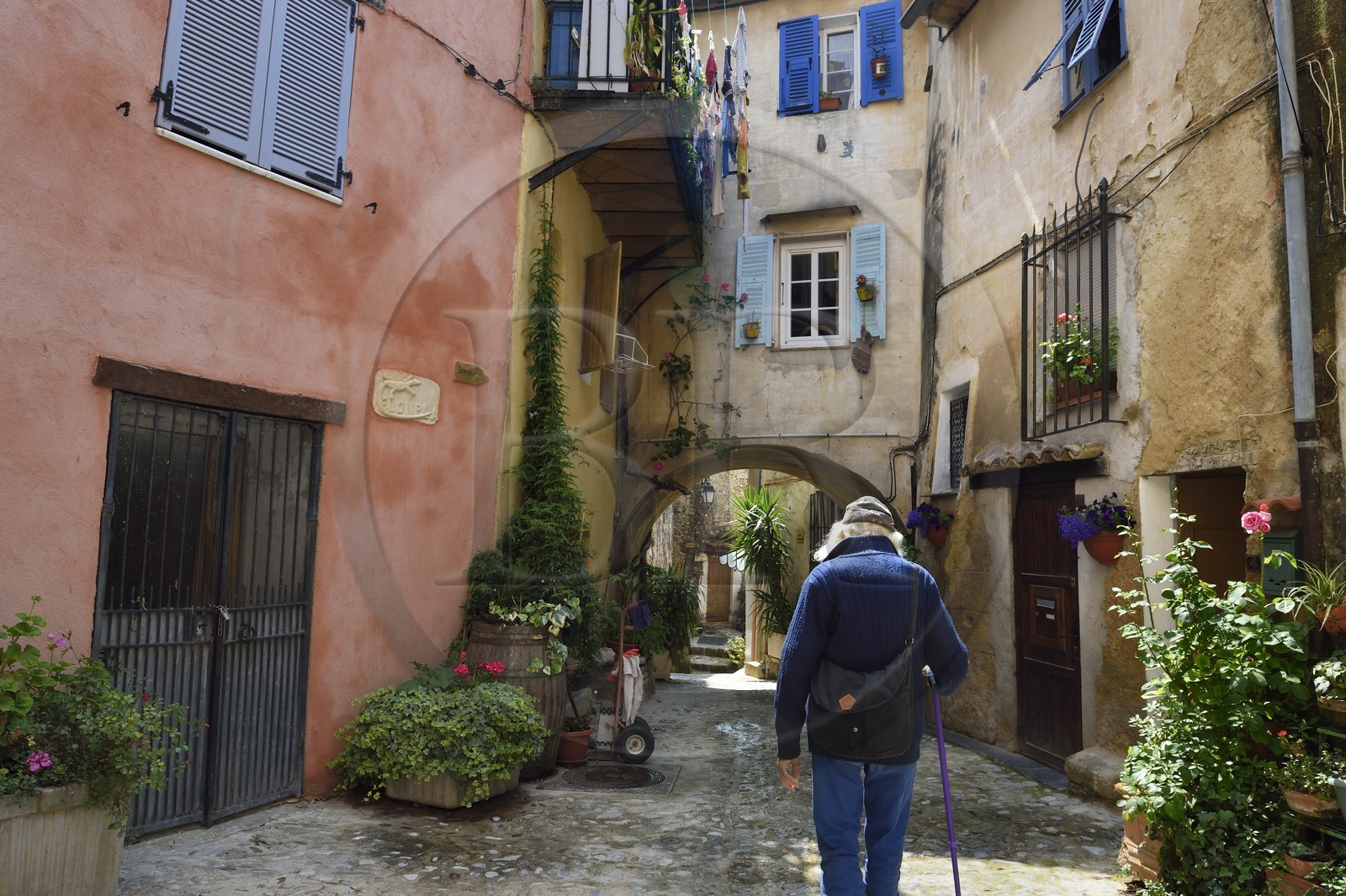 France, Alpes-Maritimes (06), Coaraze, labellisé Les Plus Beaux Villages de France