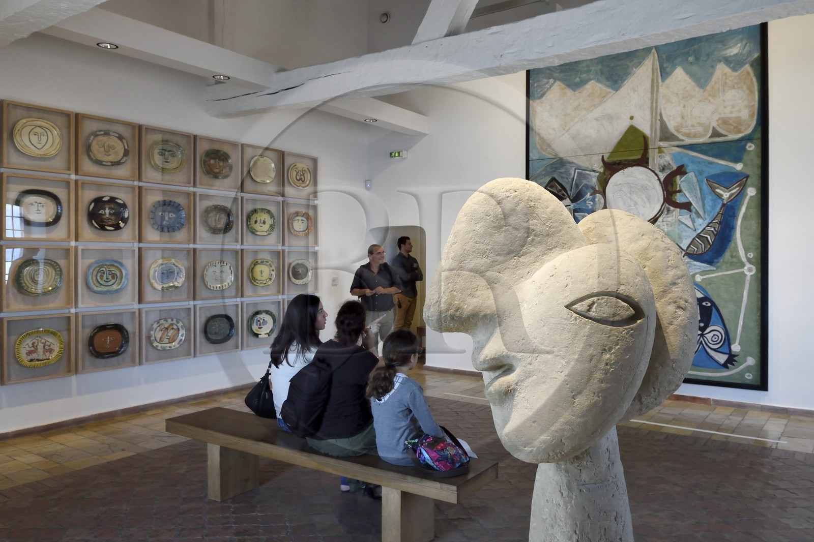 France, Alpes-Maritimes (06), Antibes, le Musée Picasso, exposition permanente des oeuvres de Picasso