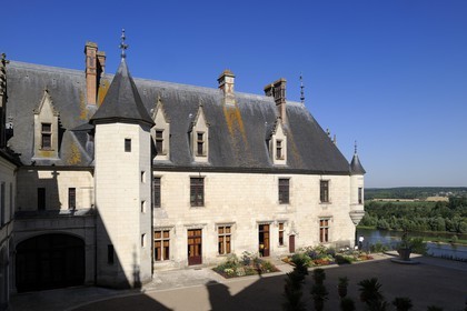 France, Loir-et-Cher (41), Vallée de la Loire classée Patrimoine Mondial de l'UNESCO, château de Chaumont-sur-Loire