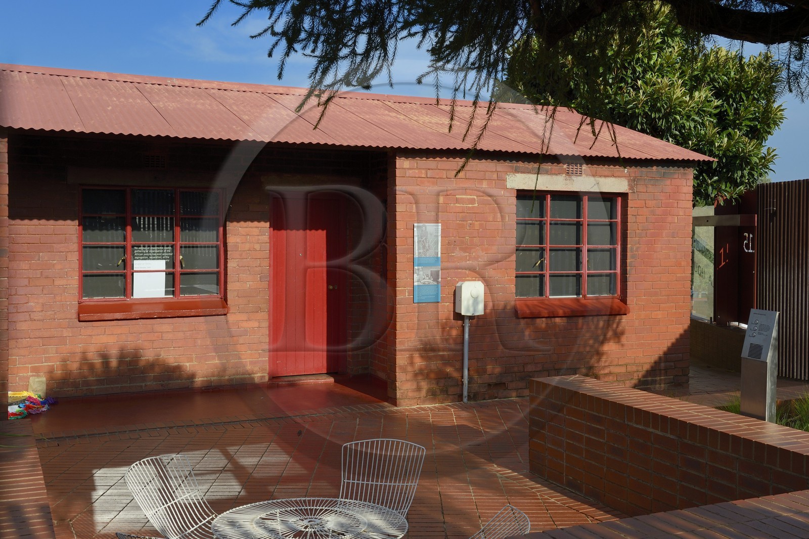 Afrique du Sud, province de Gauteng, Johannesburg, Soweto, le quartier d'Orlando dans le township, le musée Nelson Mandela (Mandela House) est l'ancien premier domicile familial historique de Nelson Mandela où il vécut entre 1946 et 1962