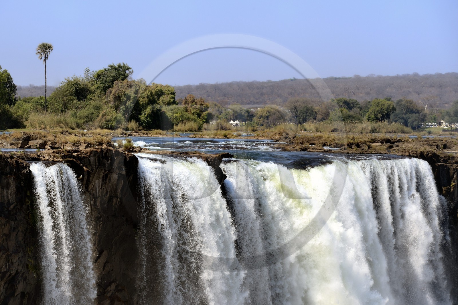 Zimbabwe, province de Matabeleland septentrional, fleuve Zambèze, les Chutes Victoria, classées Patrimoine Mondial de l'UNESCO