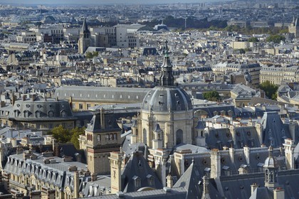 France, Paris (75), Quartier Latin, le dôme de la chapelle de la Sorbonne