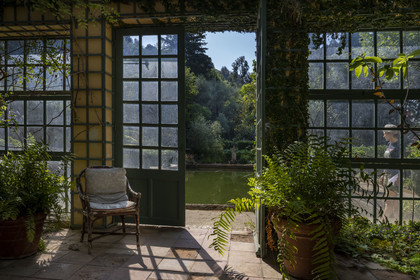 France, Alpes-Maritimes (06), Menton, le jardin Serre de la Madone, la serre France, Alpes-Maritimes, Menton, the garden Serre de la Madone, the greenhouse