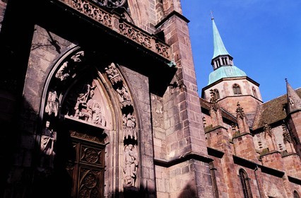 France, Bas-Rhin (67), Sélestat, église Saint-Georges