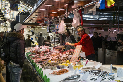 Spain, Catalonia, Barcelona, Las Ramblas, the Boqueria market