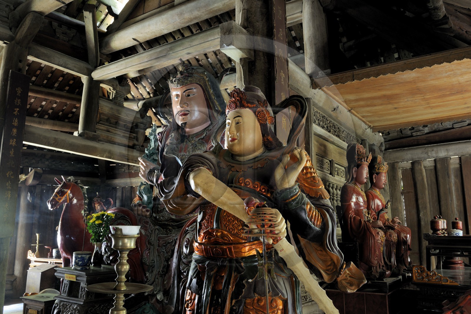 Vietnam, province de Ha Tay, pagode Thay ou pagode du Maître