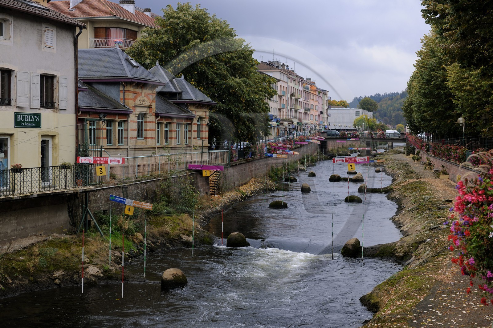 France, Vosges, Epinal, the Moselle river
