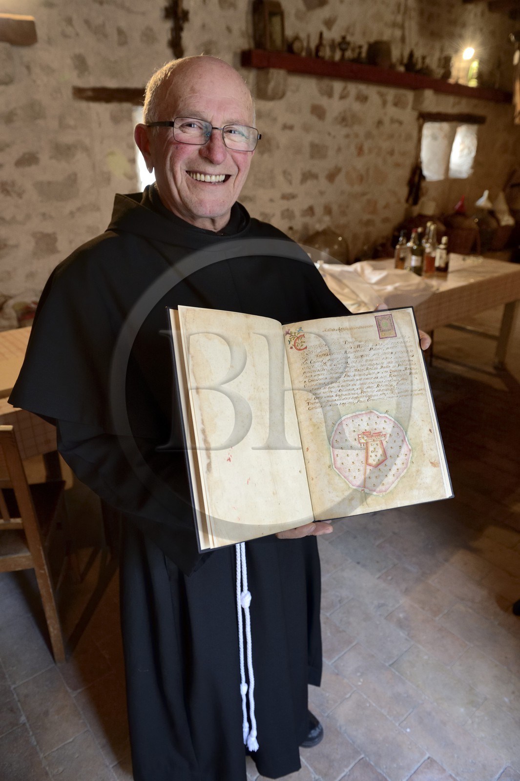 Croatia, Dalmatia, Dalmatian Coast, Ugljan Island, Preko, Franciscan Monastery on the Galovac island, original title of the island from 1747 presented by the brother Bozo Susic