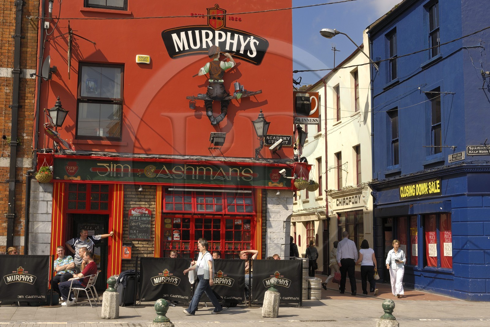 Irlande, Comté de Cork, Cork, pub sur Academy street