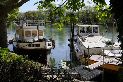 France, Val-de-Marne (94), les bords de Marne, le port de plaisance de Joinville-le-Pont