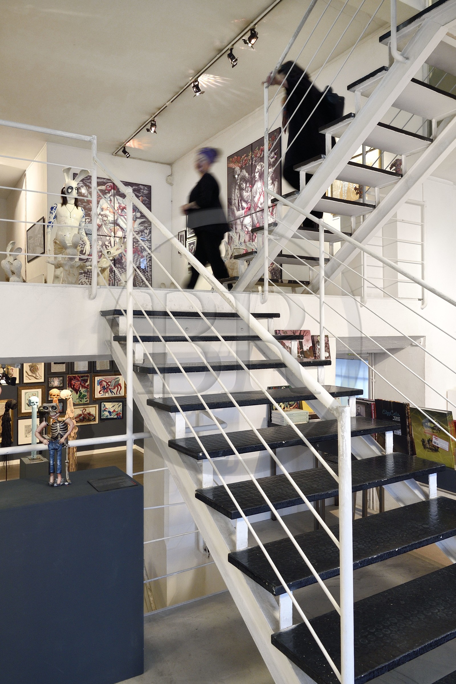 France, Paris, galerie Arts Factory, galerie d'Art contemporain