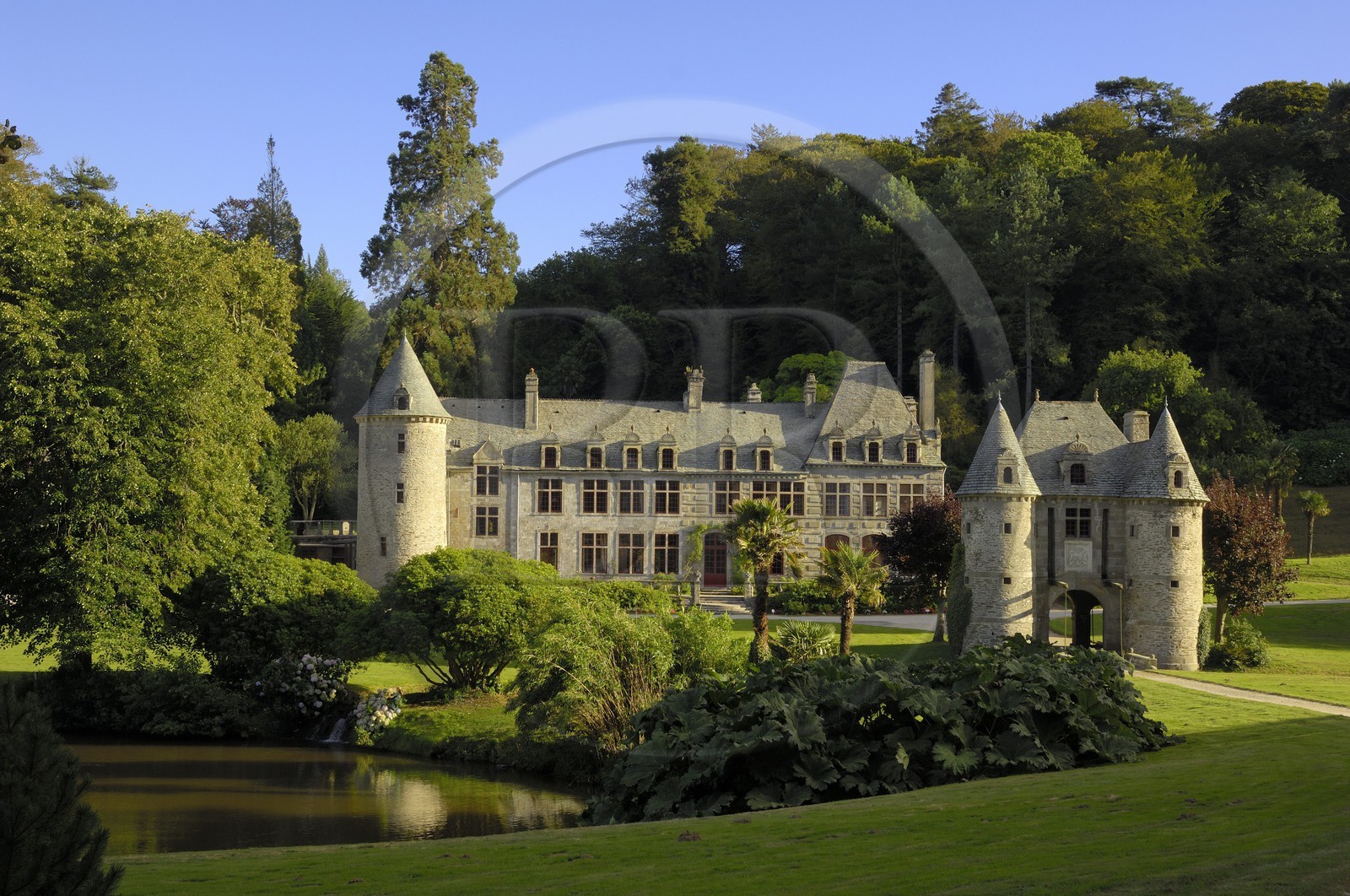 France, Manche (50), Cap de la Hague, château de Nacqueville