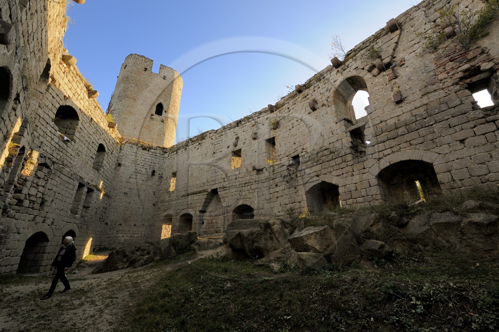 France, Bas-Rhin (67), Barr, château du Haut-Andlau