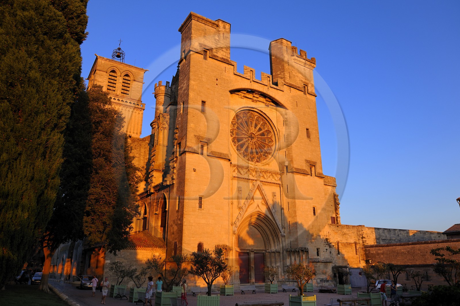 France, Hérault (34), Béziers, la cathédrale Saint-Nazaire