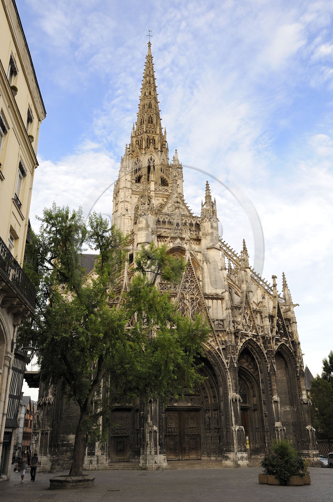 France, Seine Maritime, Rouen,  Gothic Church of St Maclou (15th century)