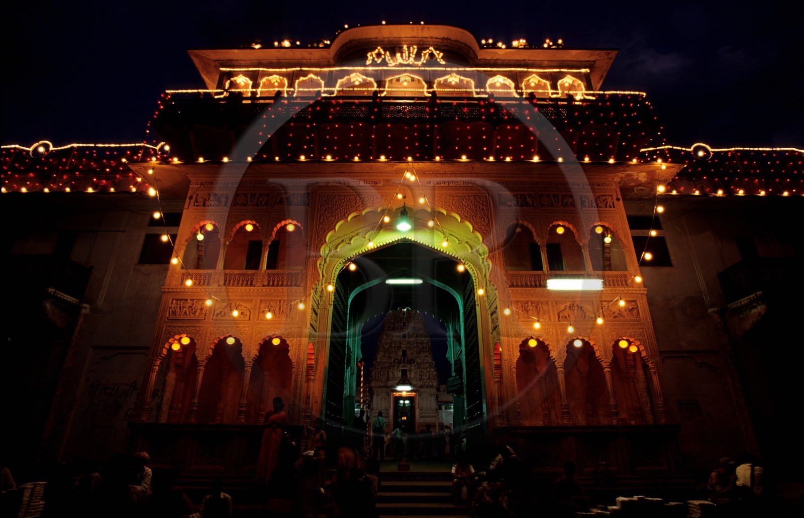 Inde, état du Rajasthan, ville de Pushkar, temple de Rama Vaikunth