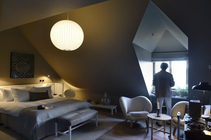 Sweden, Stockholm, Hotel Ett Hem, a room