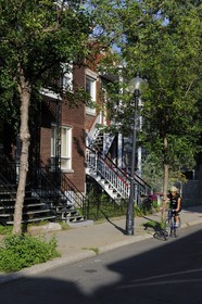 Canada, province de Québec, Montréal, quartier du Plateau Mont Royal