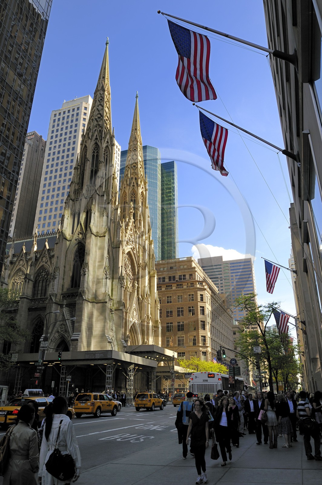 Etats-Unis, New York, Manhattan, Midtown, Etats-Unis, New York, Manhattan, cathédrale Saint Patrick sur la 5ème Avenue