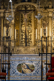 Espagne, Andalousie, Séville, quartier d'Alfalfa, Chapelle des Abandonnés (Capilla de los Desamparados) dans la calle Cordoba