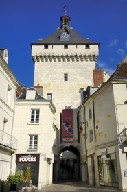 France, Indre-et-Loire (37), Loches, tour de l'hôtel de ville